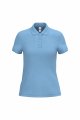 Dames Polo iDeal Basic Brand Sky Blue